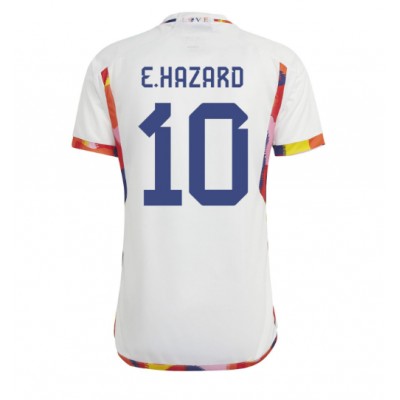 Belgien Eden Hazard #10 Bortatröja VM 2022 Kortärmad